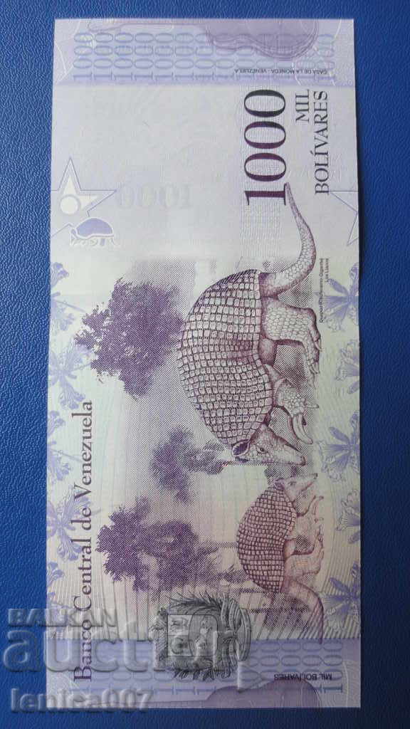 Delivery of Venezuela 2017 - 1000 UNC bolivars