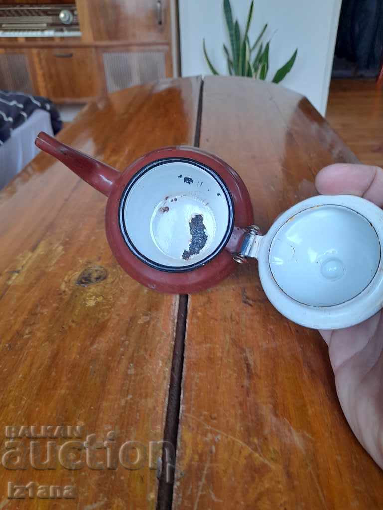 Old enamel teapot - 5 Old enamel teapot - 5