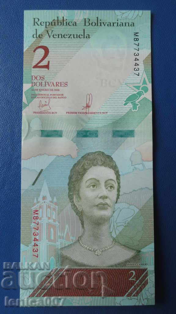 Venezuela 2018 - 2 UNC bolivars - 5