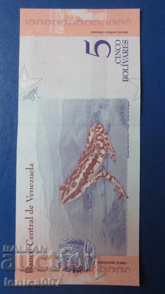 Venezuela 2018 - 5 bolivars UNC with price 2.80 BGN | € 1.43 Venezuela 2018 - 5 bolivars UNC with price 2.80 BGN | € 1.43