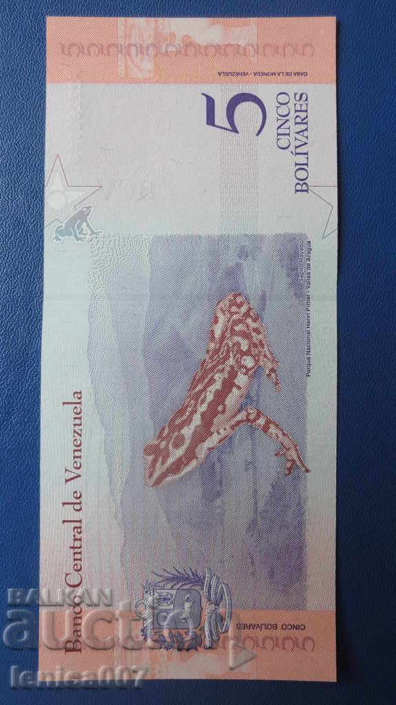 Delivery of Venezuela 2018 - 5 bolivars UNC Delivery of Venezuela 2018 - 5 bolivars UNC