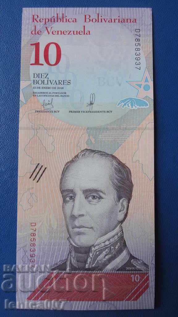 Venezuela 2018 - 10 bolivars UNC Venezuela 2018 - 10 bolivars UNC