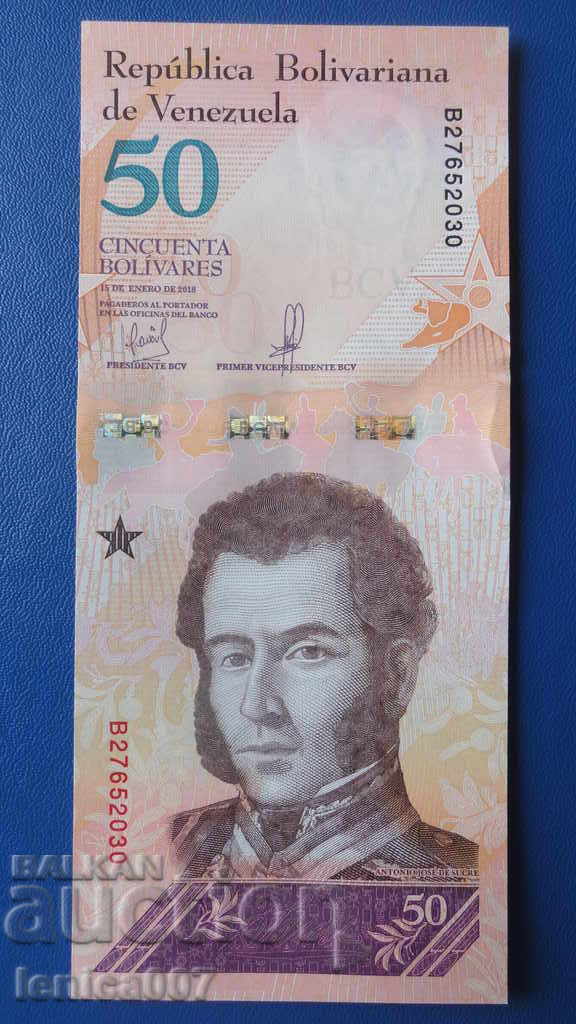 Venezuela 2018 - 50 bolivars UNC