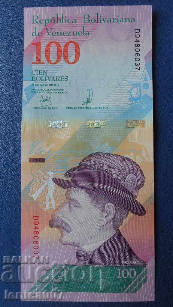 Venezuela 2018 - 100 bolivars UNC - 5