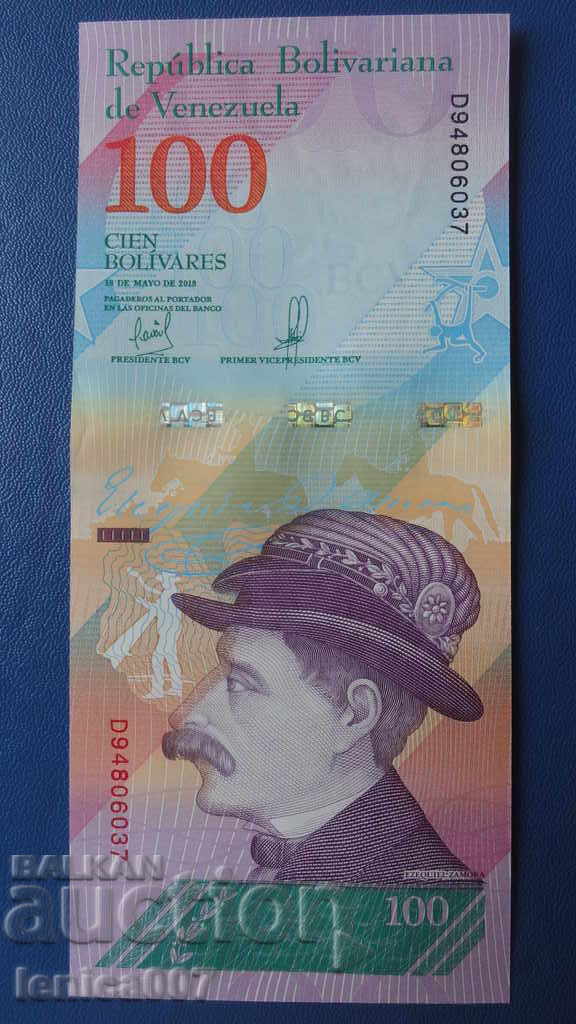 Venezuela 2018 - 100 bolivars UNC