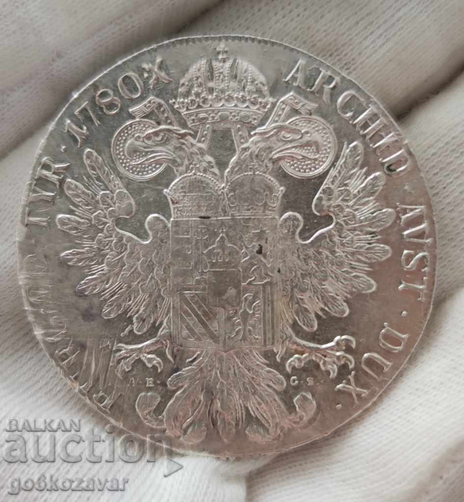 Thaler Austria 1780 A.H.G.S Silver- Original! Rare! - 5 Thaler Austria 1780 A.H.G.S Silver- Original! Rare! - 5