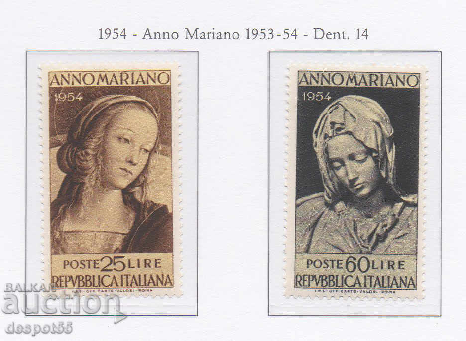 1954. Rep. Italia. Anul Marian.