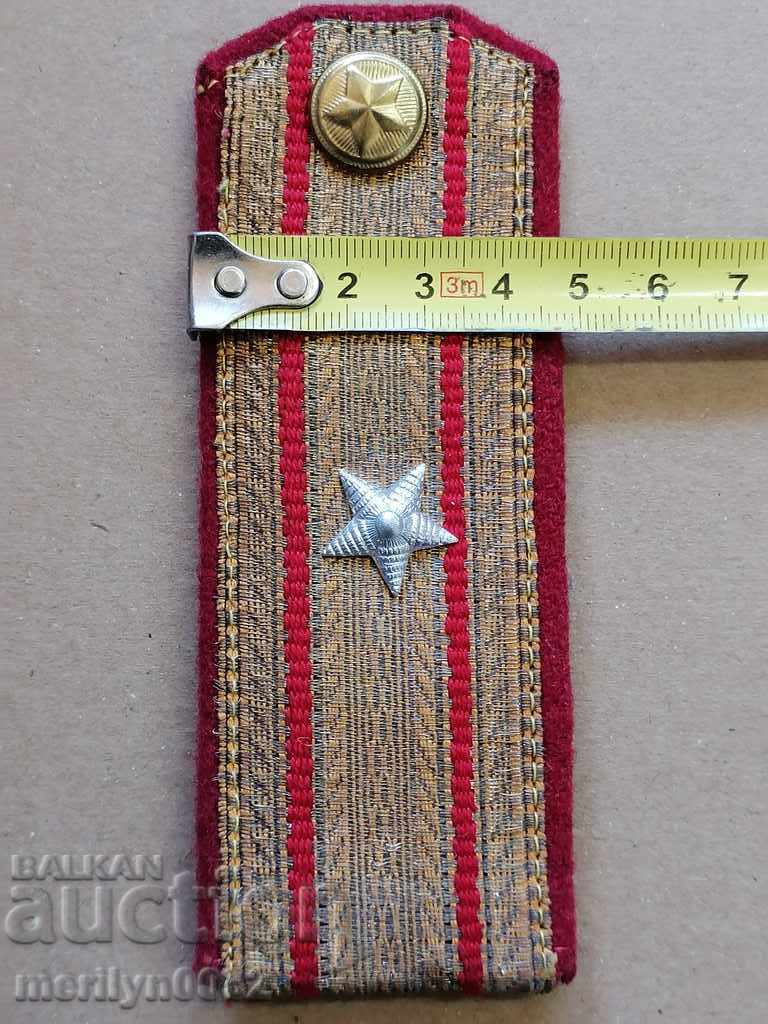 Senior officer epaulettes Major of the Bulgarian National Army uniform, monogram - 5 Senior officer epaulettes Major of the Bulgarian National Army uniform, monogram - 5