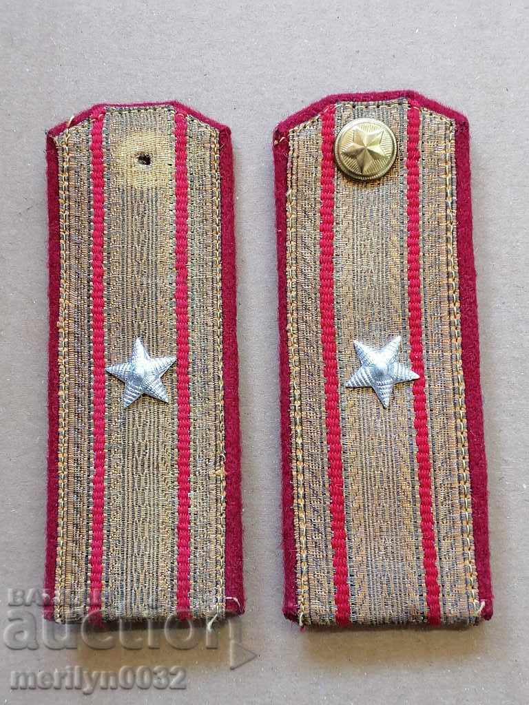 Ofițer superior epoleți uniformă majoră BNA, monogramă - 7