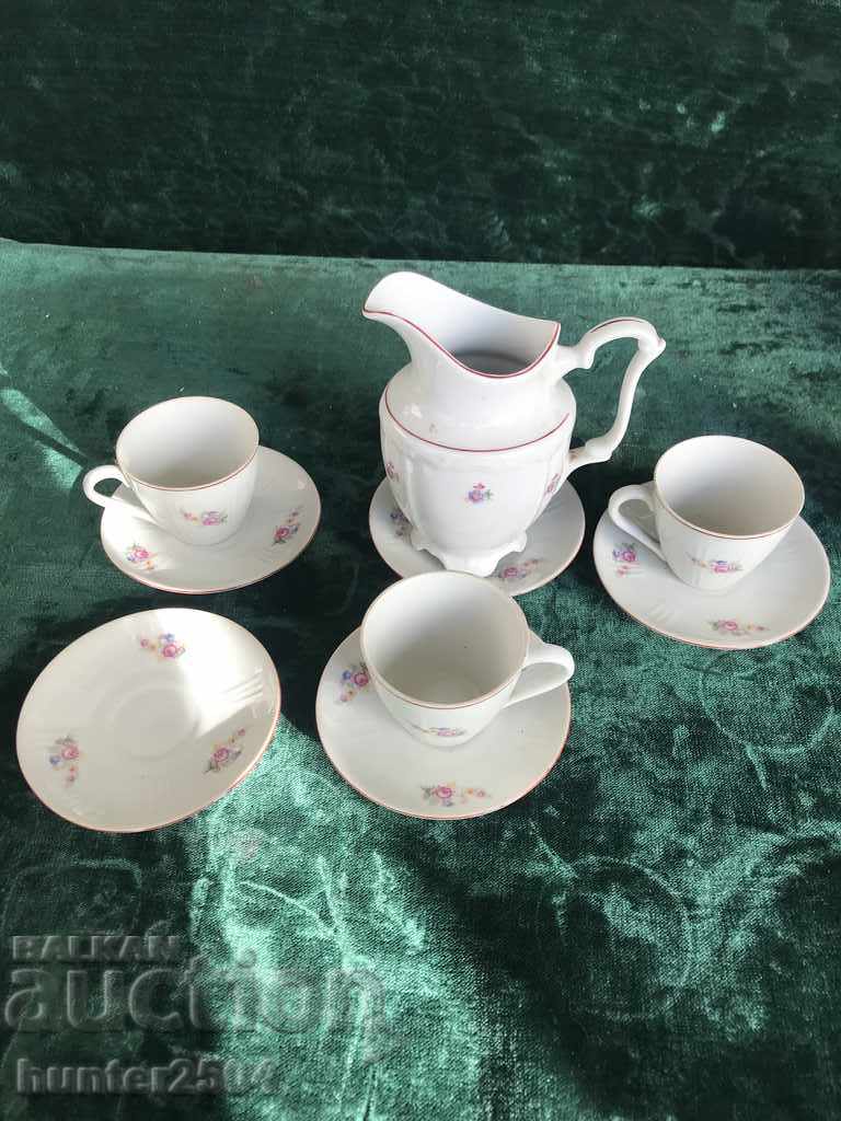Coffee cups and jug-BG, marked with price 29.95 BGN | € 15.31