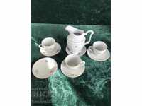 Coffee cups and jug-BG, marked