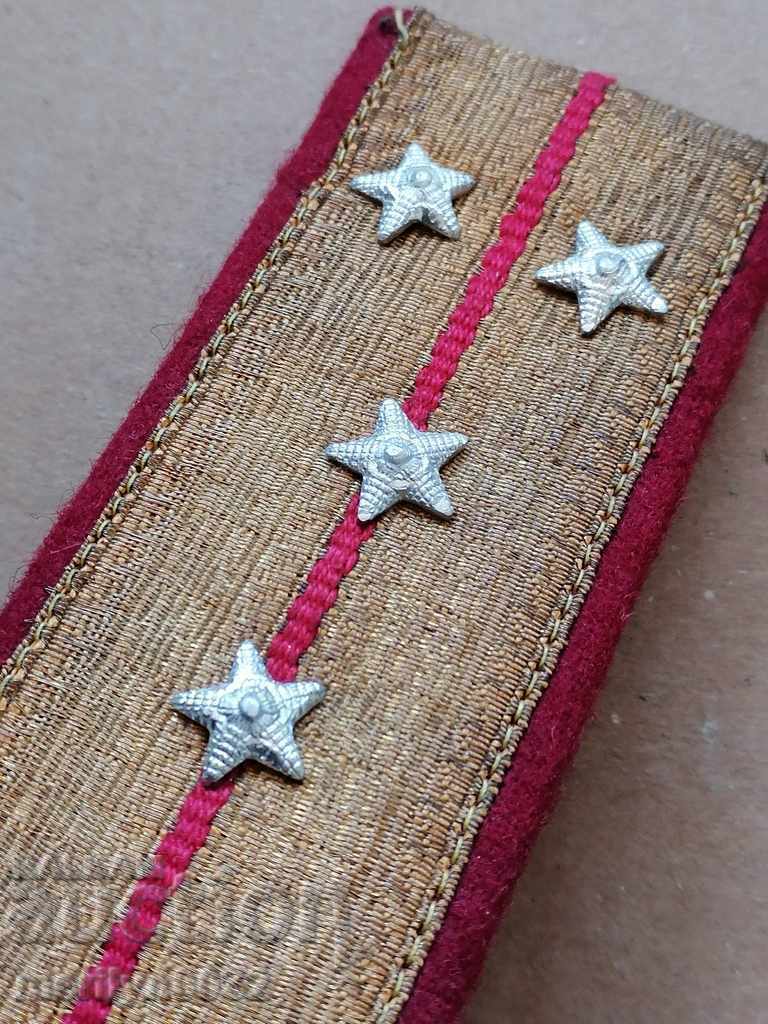 Delivery of Junior officer epaulets captain of BNA uniform, monogram