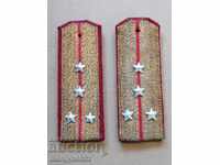 Epoleți de ofițer junior căpitan al uniformei BNA, monogramă