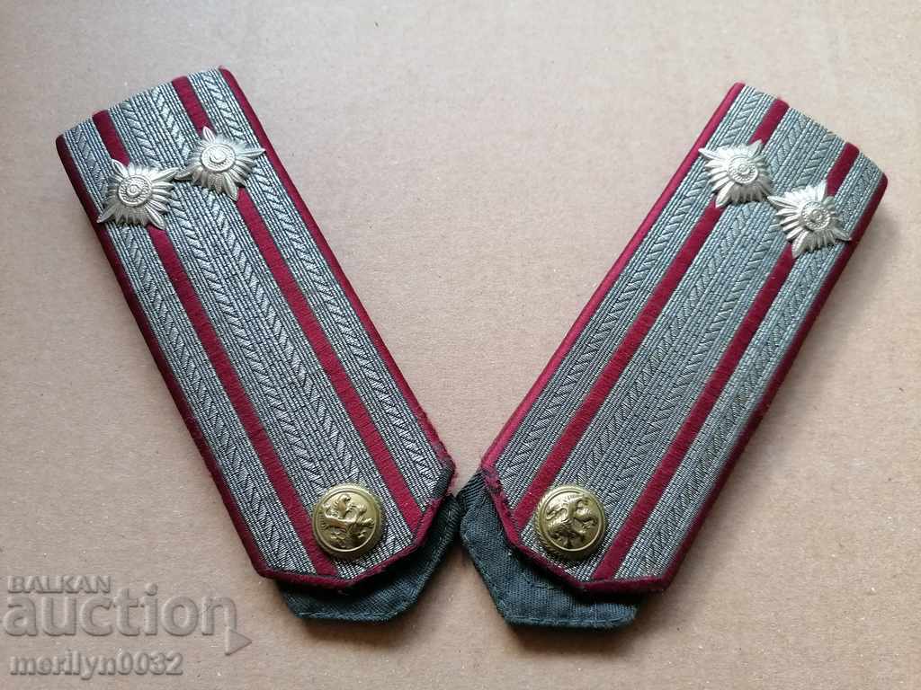 Senior officer epaulettes lieutenant colonel from BA uniform, monogram with price 29.00 BGN | € 14.83 Senior officer epaulettes lieutenant colonel from BA uniform, monogram with price 29.00 BGN | € 14.83