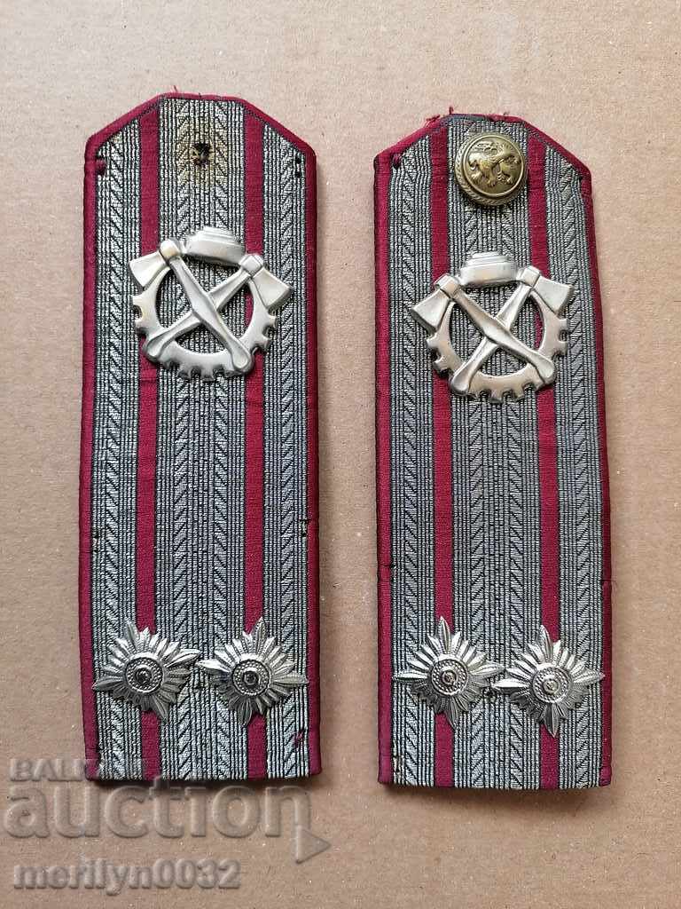 Senior officer epaulettes lieutenant colonel from BA uniform, monogram with price 29.00 BGN | € 14.83 Senior officer epaulettes lieutenant colonel from BA uniform, monogram with price 29.00 BGN | € 14.83