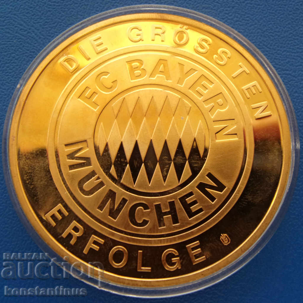 Германия-Медал Байерн-2007-2008 40мм.Позлата PROOF UNC  Rare с цена € 20.45 | 40.00 лв.