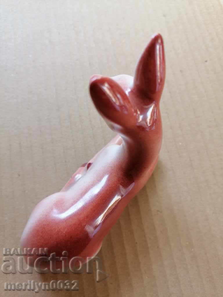 Delivery of Bulgarian porcelain figure hind statuette Delivery of Bulgarian porcelain figure hind statuette