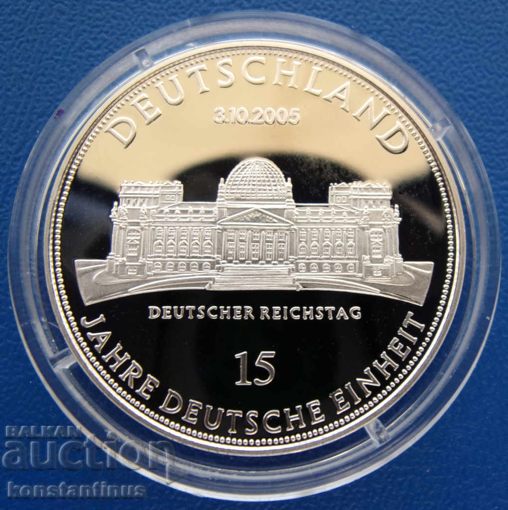 Германия-Медал 26мм.Сребро '999 PROOF UNC  Rare