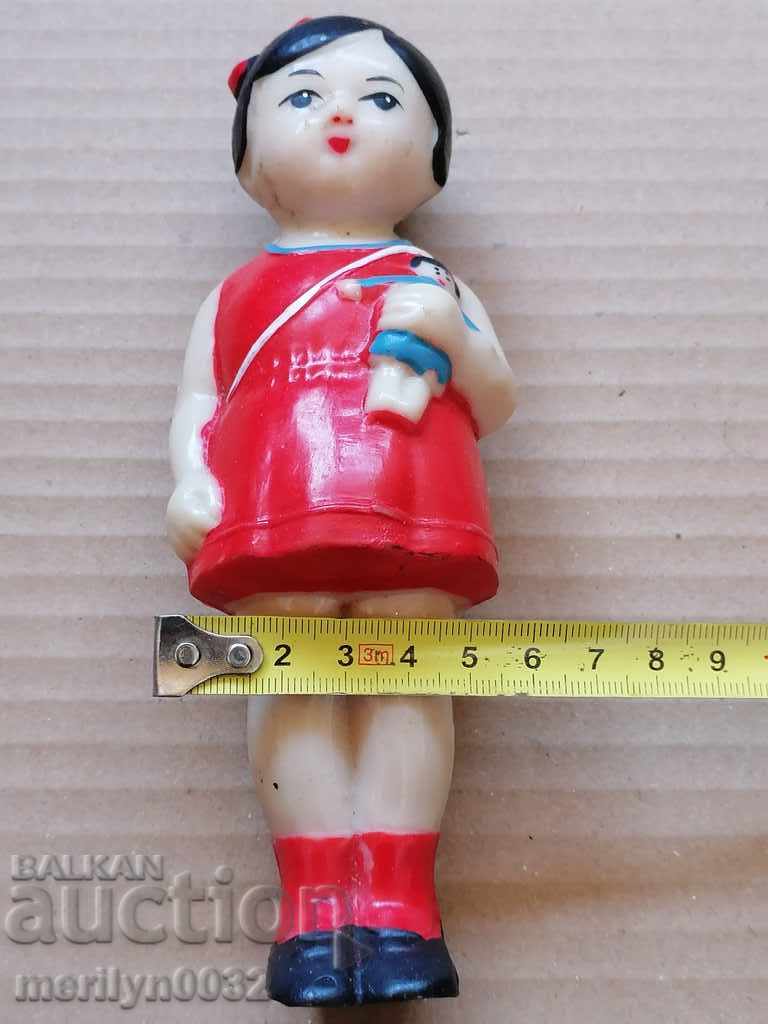 Old plastic doll toy 60s PRC - 7