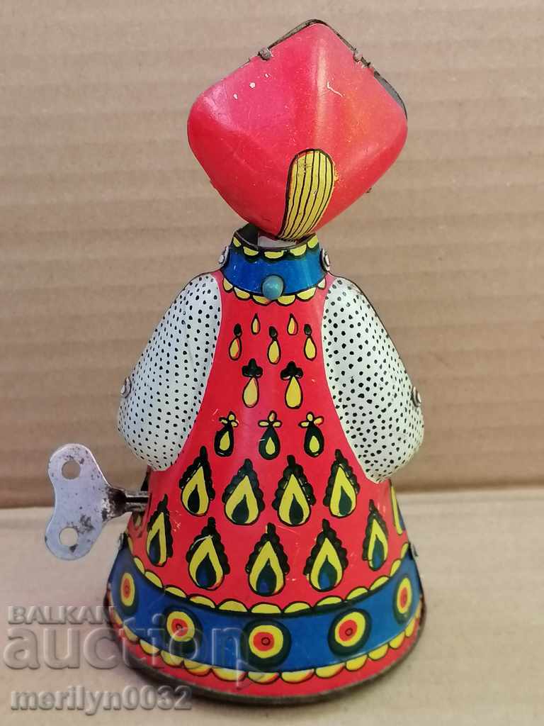 Children's tin toy with a key USSR WORKS with price 44.00 BGN | € 22.50 Children's tin toy with a key USSR WORKS with price 44.00 BGN | € 22.50