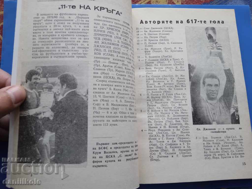 Delivery of * $ * Y * $ * FOOTBALL PROGRAM BULGARIA 1981 - 144 Page * $ * Y * $ * Delivery of * $ * Y * $ * FOOTBALL PROGRAM BULGARIA 1981 - 144 Page * $ * Y * $ *