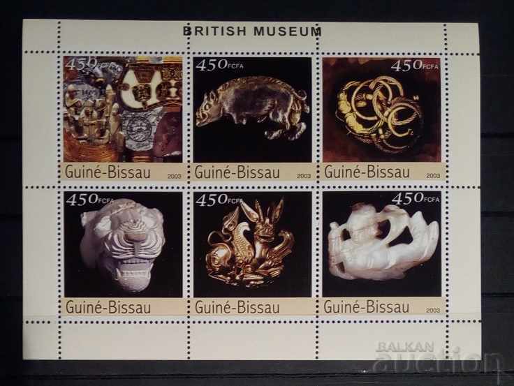 Гвинея Бисау 2003 Изкуство/Британски музей Блок MNH
