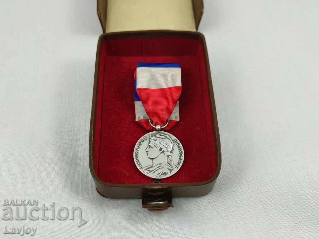 medalie de argint franceză 1975