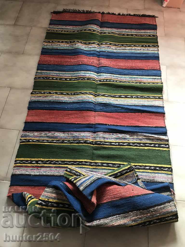 Rug-hand woven, cotton 85/300 cm