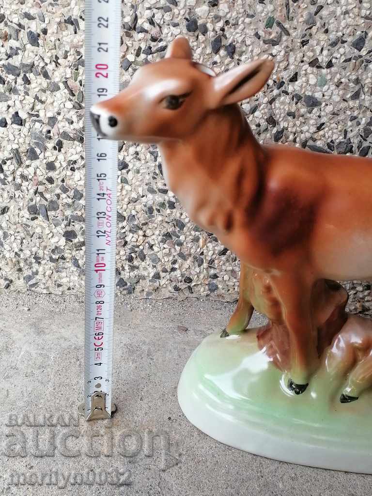 Delivery of Bulgarian porcelain figure hind porcelain figurine