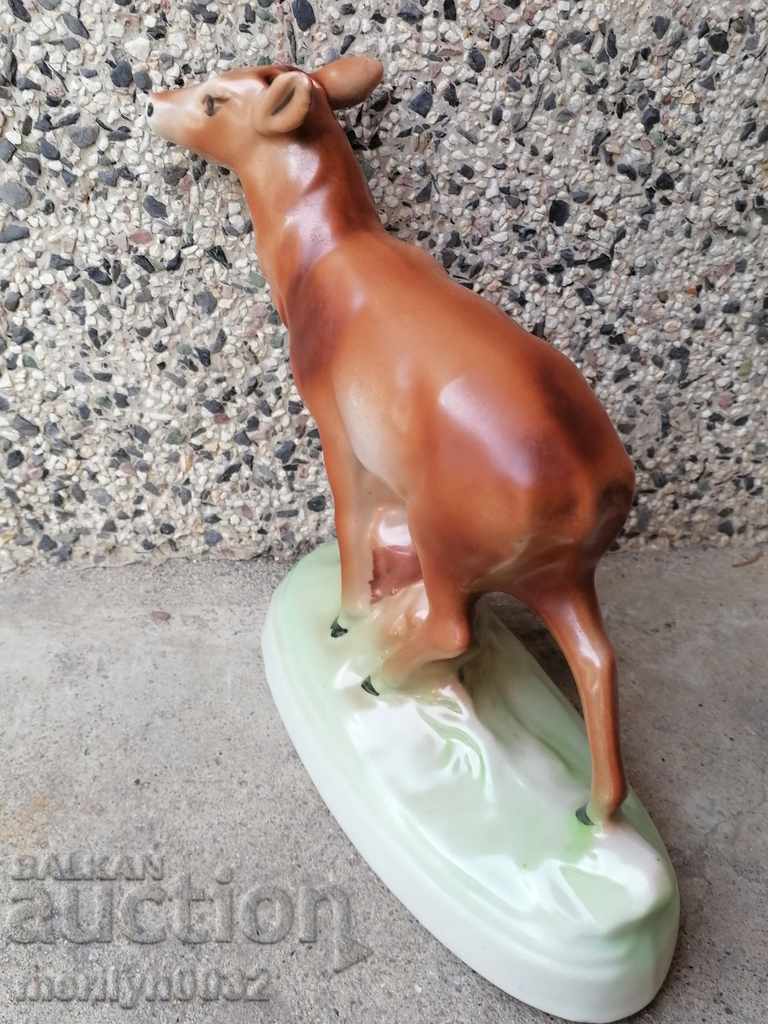 Bulgarian porcelain figure hind porcelain figurine - 7