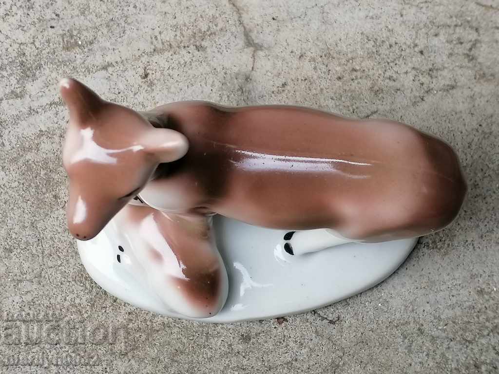 Βουλγαρική πορσελάνινη φιγούρα πίσω γιλέκο πορσελάνινο ειδώλιο - 7