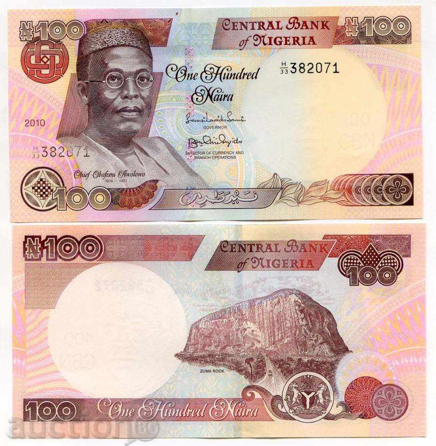 +++ NIGERIA 100 Naira 2010 UNC +++