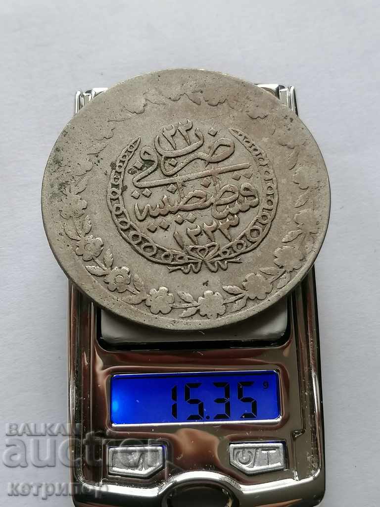 5 kurusha 1223/22 Ottoman Turkey