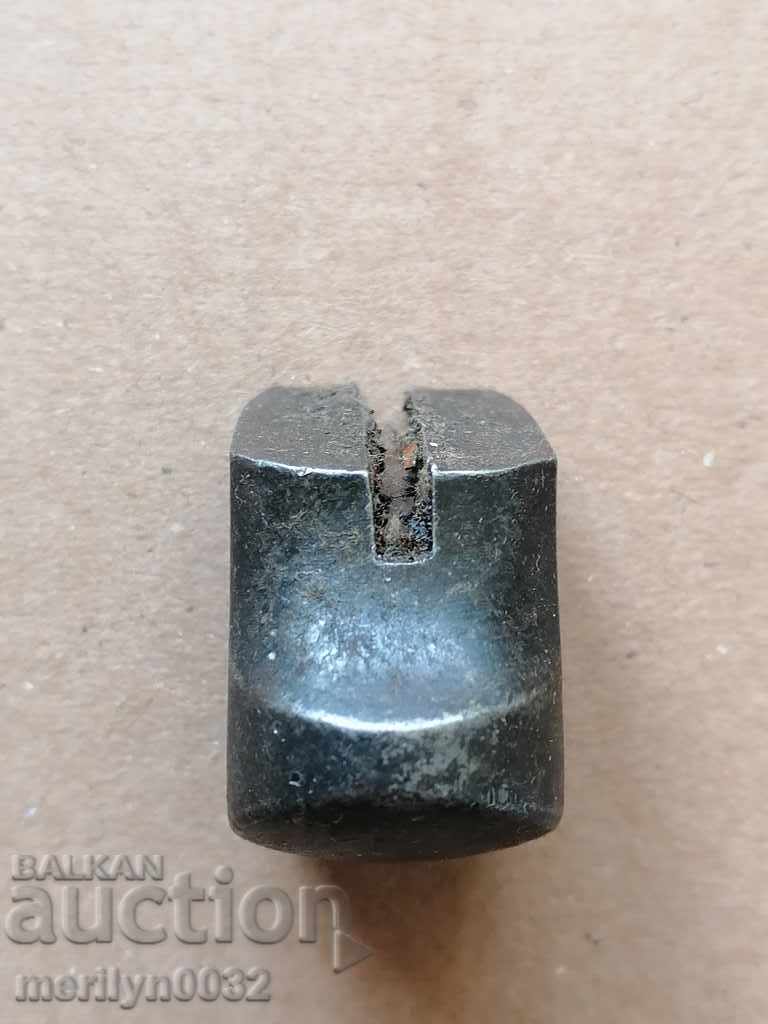 Auction Part detail of a bayonet bayonet on a Manlicher M-95 rifle Auction Part detail of a bayonet bayonet on a Manlicher M-95 rifle