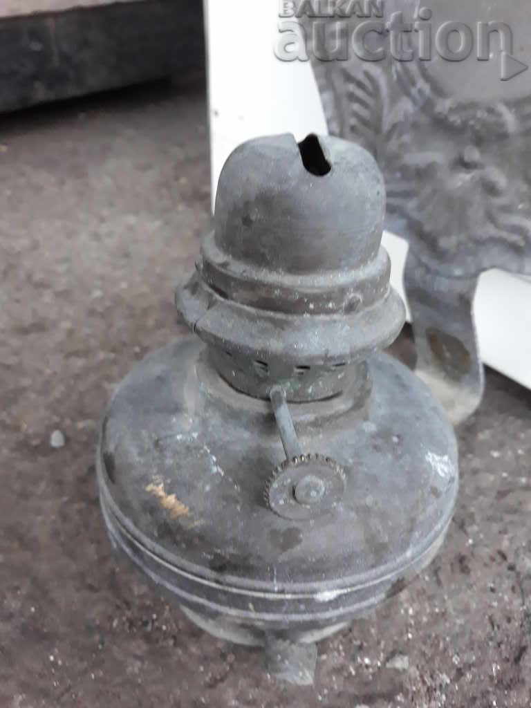 Auction Old gas lamp in Art Deco lantern style Auction Old gas lamp in Art Deco lantern style