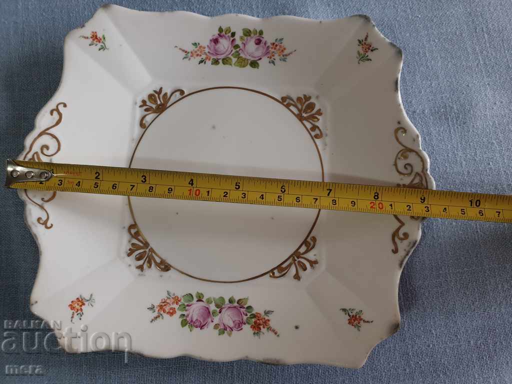 Auction Porcelain Designer Plate Auction Porcelain Designer Plate