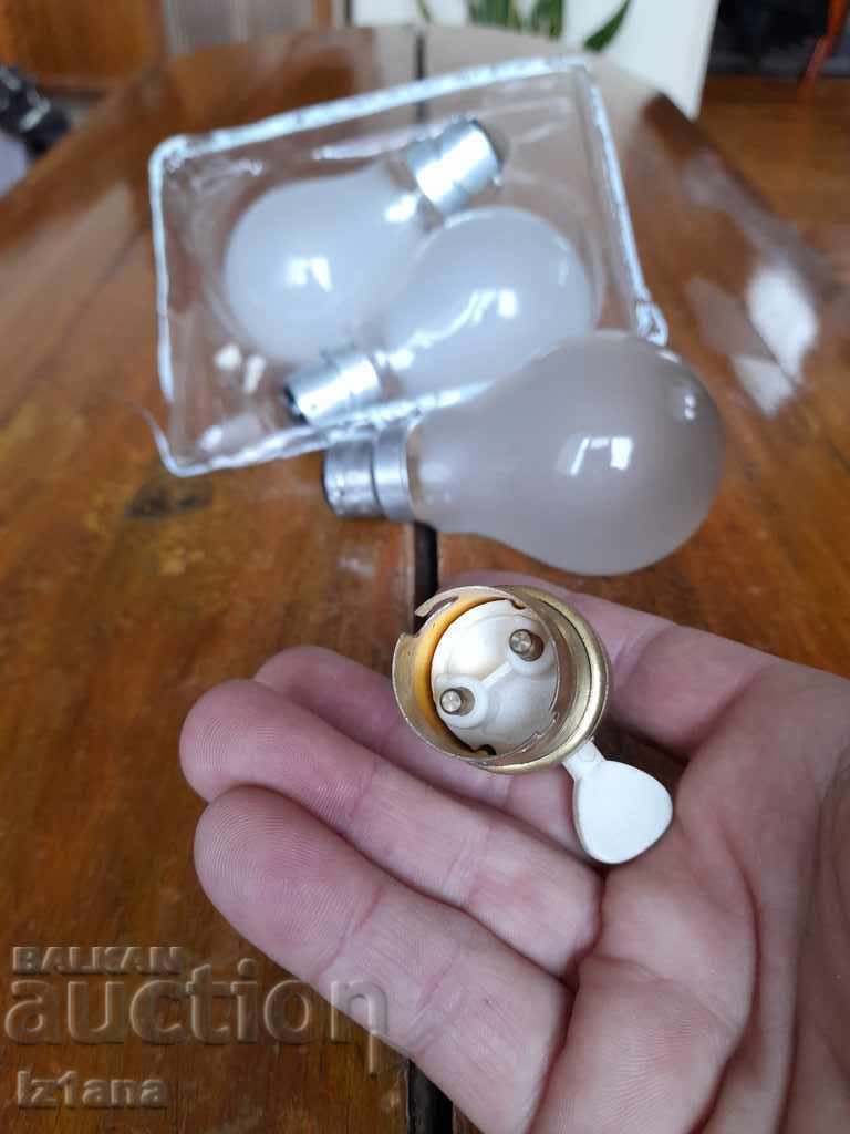 Auction  Old light bulb, bulbs, socket