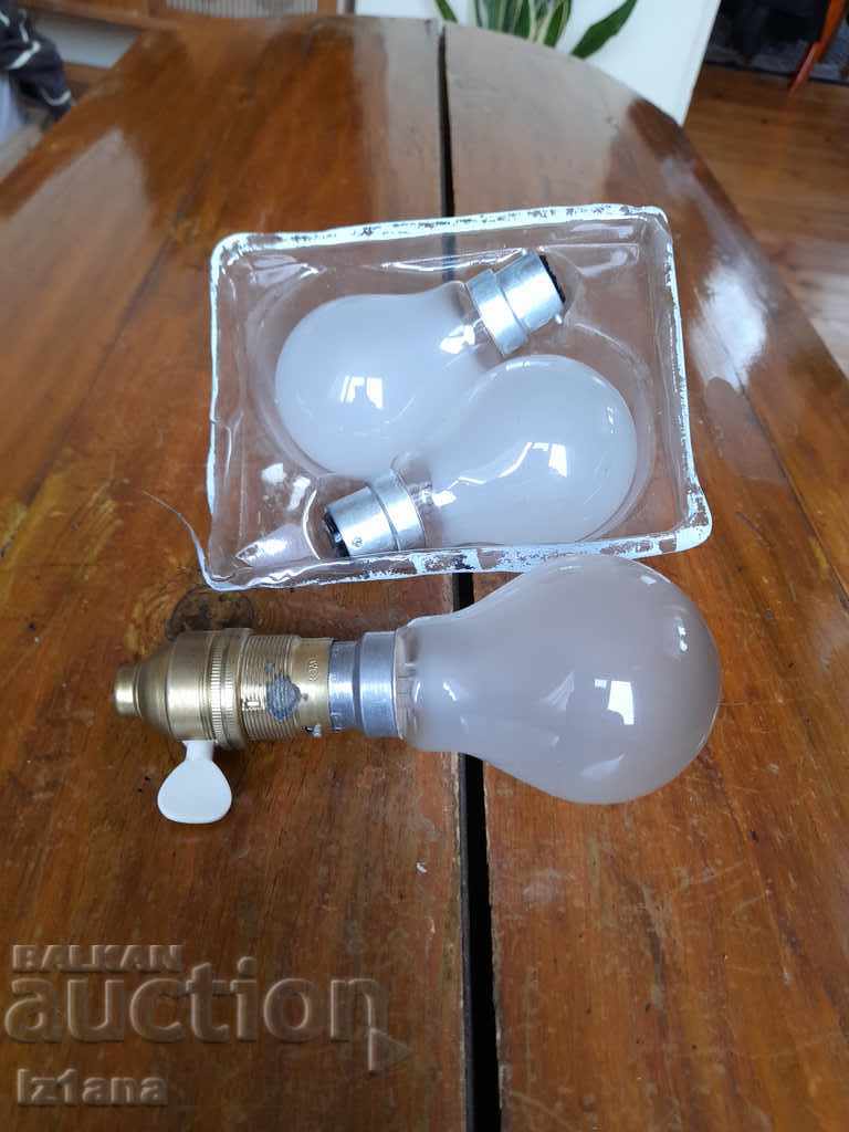 Old light bulb, bulbs, socket
