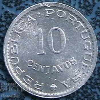 10 cenți 1971, Sao Tome și Principe