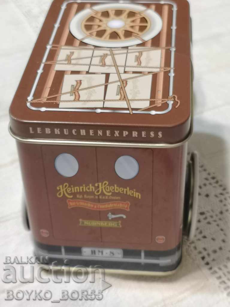 Auction Large German Tin Car with Lantern Auction Large German Tin Car with Lantern