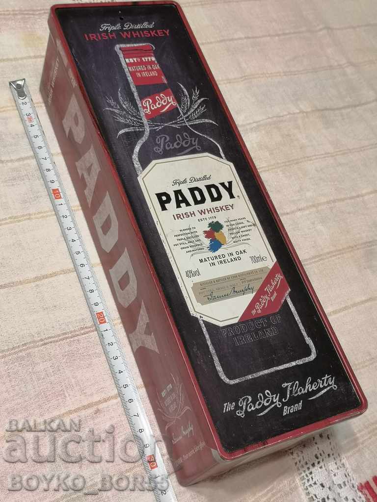 Rare Original Metal Box for Scotch Whiskey PADDY