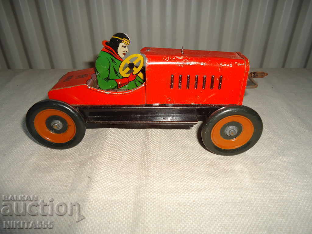 Old very rare Hess Mobil 1050 JLH tin trolley Old very rare Hess Mobil 1050 JLH tin trolley