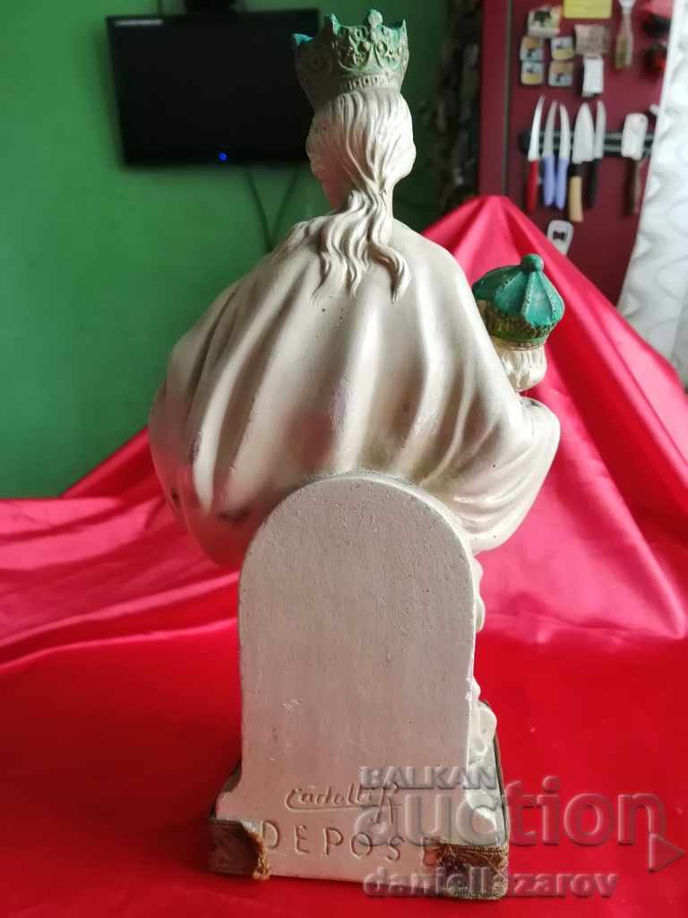 Delivery of 19th Century Statue Author's Virgin with Infant Signed! Delivery of 19th Century Statue Author's Virgin with Infant Signed!