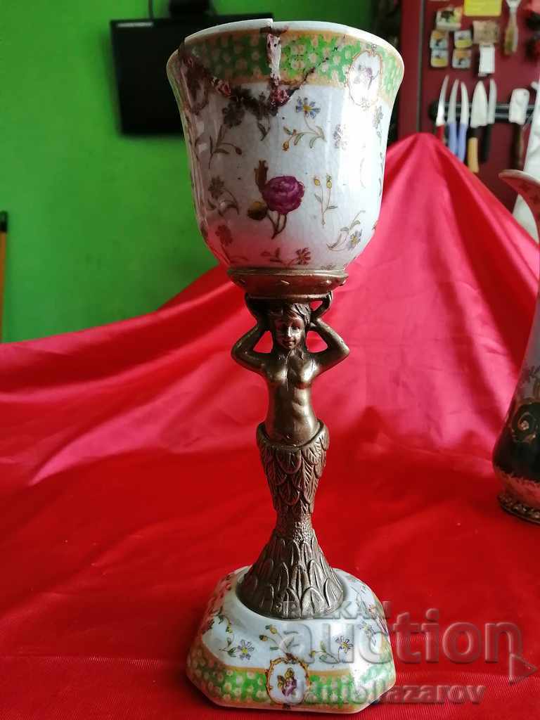 Unique Rare Old Utensils Porcelain and Bronze Handmade with price 260.00 BGN | € 132.94 Unique Rare Old Utensils Porcelain and Bronze Handmade with price 260.00 BGN | € 132.94