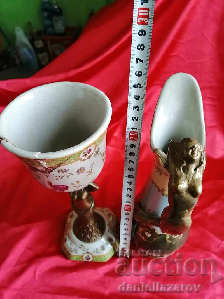 Unique Rare Old Utensils Porcelain and Bronze Handmade - 7 Unique Rare Old Utensils Porcelain and Bronze Handmade - 7