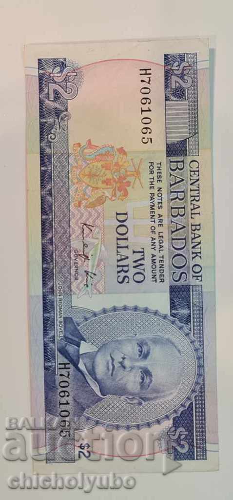 Barbados 2 $