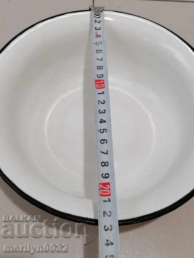 Auction Enameled bowl, enamel dish, basin, USSR basin Auction Enameled bowl, enamel dish, basin, USSR basin