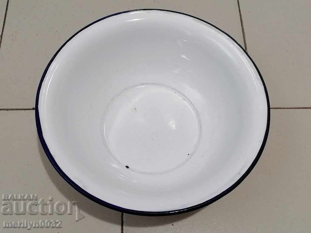 Enamel bowl, enamel bowl, basin, basin of Bulgaria - 5 Enamel bowl, enamel bowl, basin, basin of Bulgaria - 5