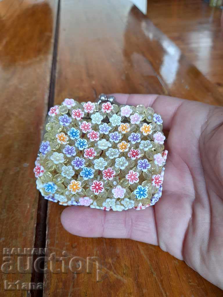 Old beaded purse with price 11.00 BGN | € 5.62 Old beaded purse with price 11.00 BGN | € 5.62