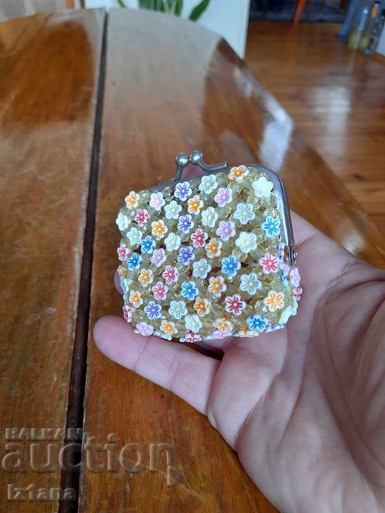 Auction Old beaded purse Auction Old beaded purse